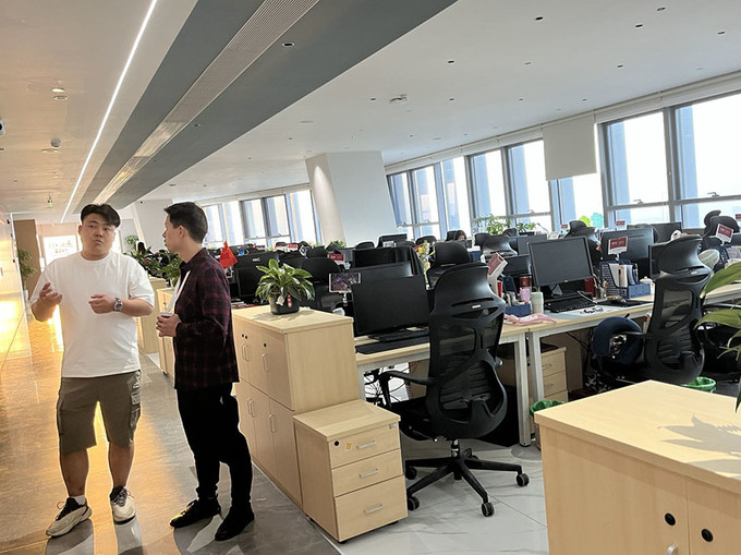 Beijing Blue Whale Jiapin Technology Co., Ltd Fabrik Produktionslinie