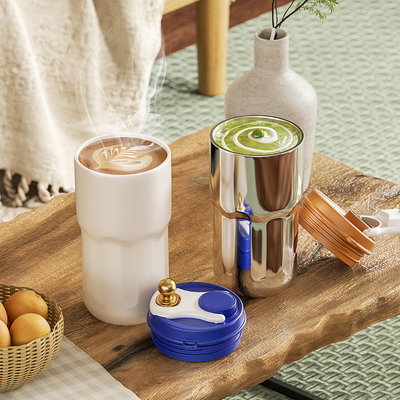 Unternehmen angepasst 316 Edelstahl Kaffeekuppe mit digitaler Anzeige