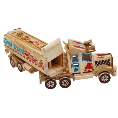 Kreative Holz-Geld-Tank-Ornamente Schreibtisch Handwerk Dekoration für Neuheiten Geschenke