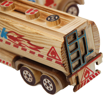 Kreative Holz-Geld-Tank-Ornamente Schreibtisch Handwerk Dekoration für Neuheiten Geschenke