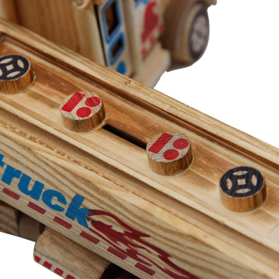 Kreative Holz-Geld-Tank-Ornamente Schreibtisch Handwerk Dekoration für Neuheiten Geschenke