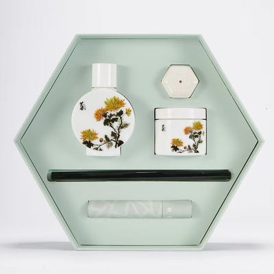 Rauchlose Glasparfüm Aromatherapie Set Vier Herren Serie Geschenkbox für zu Hause
