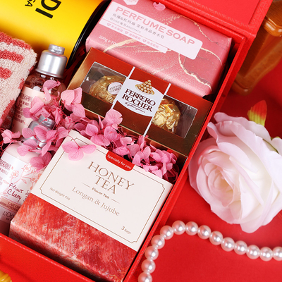 Nationale Gezeitenhilfe Ende Bambus tragen geräucherte Rose Hand Souvenir Geschäftsgeschenke Geschenk