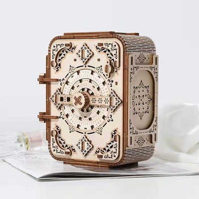 Hotel und Resort 3D Puzzle Puzzle Holzperlen Schatzschachtel Ornamente Handgefertigt DIY Geschenke