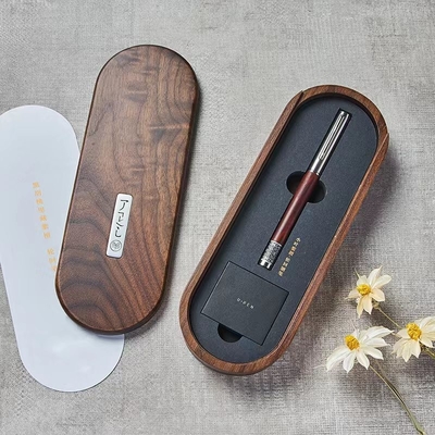 1 Farbdruck Rot Sandelholz-Stift Set Stift Reinkarnation Broschüre für Grafik und mehr