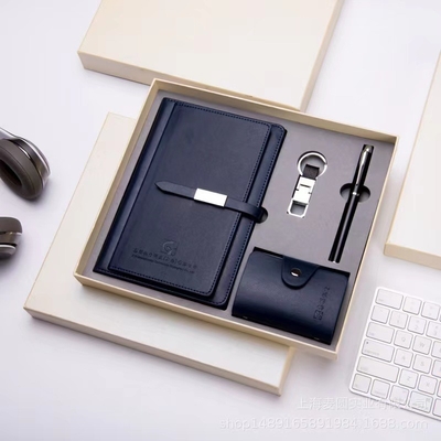 Graduation Business Notebook Set mit Karten Tasche Notepad Schlüsselbund Büroprodukte