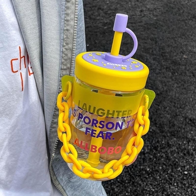 Reisebüro-Mitarbeitergeschenk hohes ästhetisches Wasserbecherdesign mit Stroh und Kundenlogo