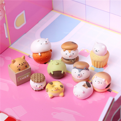 Chaowan Handgefertigte Foodie und Lebensmittelgeschäft Lebensmittel Blind Box Desktop Puppe für Dekoration