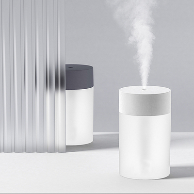 Farbenfrohe Atmosphäre Nachtlicht Luftbefeuchter USB-Luftspray für April Fools Day-Aktion