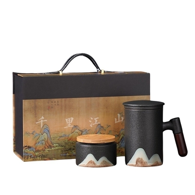 Marketingkampagnen Yuanshan Holzgriff-Taschen-Set mit individuellem Logo