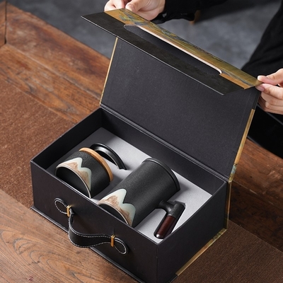 Marketingkampagnen Yuanshan Holzgriff-Taschen-Set mit individuellem Logo