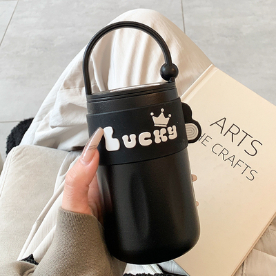 304 Edelstahl Minimalist Isolierte Tasse perfekt für Kaffeeliebhaber und Unternehmen