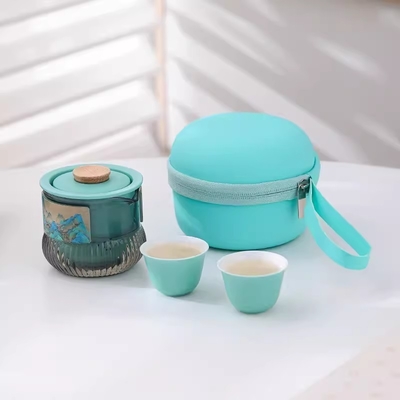 Portable Qianshan Kuaike Cup Set Reisebüro Souvenir für National Style Tee Set