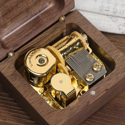 UV-Druckbewegung Walnusskrake Musikbox für Schreibtischdekoration und Kreativität
