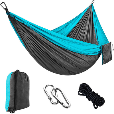 Mehrfarbiger Schaukel-Campingstuhl Freizeit Outdoor Fallschirm Stoff Hängematte Nylon-Material