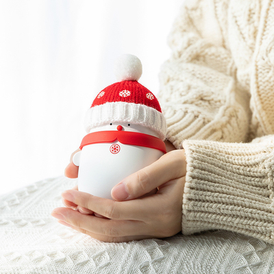 Weihnachtsgeschenk Zeichentrickfilm Mini Portable Snow Treasure Warm Hand Treasure 2-in-1 Power Bank