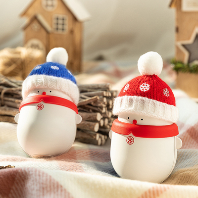 Weihnachtsgeschenk Zeichentrickfilm Mini Portable Snow Treasure Warm Hand Treasure 2-in-1 Power Bank