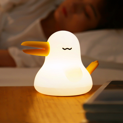 Qiyi Bird Silikonlampe Zeitgeschaltet Doppelton Licht Augenschutz Nachtlicht Aktivität mit Handgeschenk
