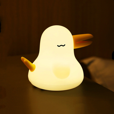 Qiyi Bird Silikonlampe Zeitgeschaltet Doppelton Licht Augenschutz Nachtlicht Aktivität mit Handgeschenk