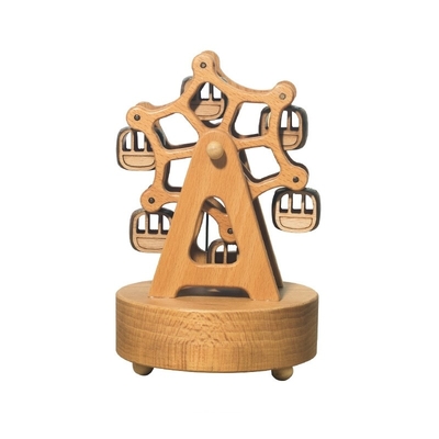 Holz Glück Riesenrad Acht-Ton-Box Kreative Ahorn-Box mit UV-Druck