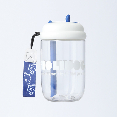 Wert Ins Feng Shui-Tasse Portable Eiskafetasse mit 2 Farbgrafiken Druckmuster