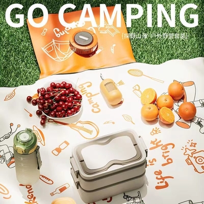 Customized Logo Outdoor Camping Set Entdecken Sie die Landwirtschaft durch die Berge und Meere