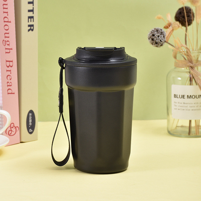 Seidenbildschirm gedruckte tragbare Seil-Tasse hohe Ästhetik Qiqu isolierte Tasse für Büro
