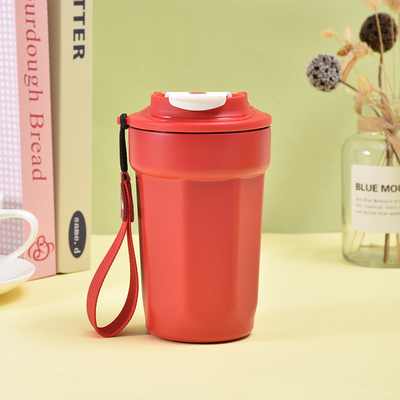 Seidenbildschirm gedruckte tragbare Seil-Tasse hohe Ästhetik Qiqu isolierte Tasse für Büro
