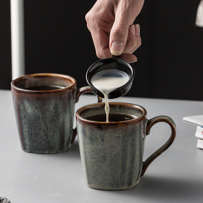 Tag des Vaters Retro-Ofen Transformation Handgemalte Keramik-Kaffee-Tasse für das Büro Geschenk