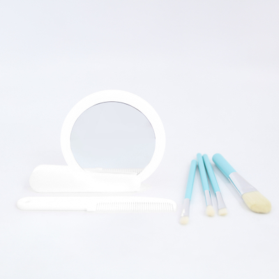 Unkompliziert schöne tragbare, faltbare, handgeführte LED-Make-up-Spiegel mit UV-Druck