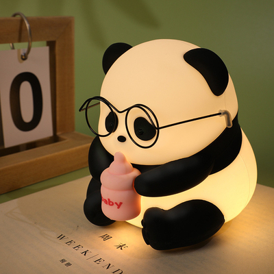 Blume Panda Nachtlicht USB-Ladung Atmosphäre Licht für die Landwirtschaft Düngung