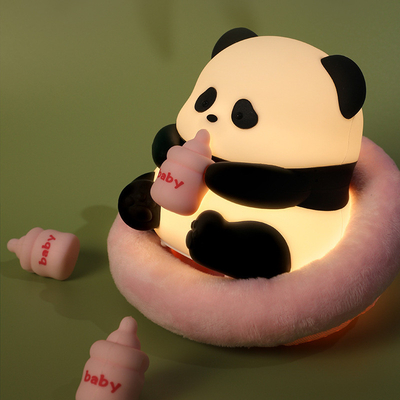Blume Panda Nachtlicht USB-Ladung Atmosphäre Licht für die Landwirtschaft Düngung
