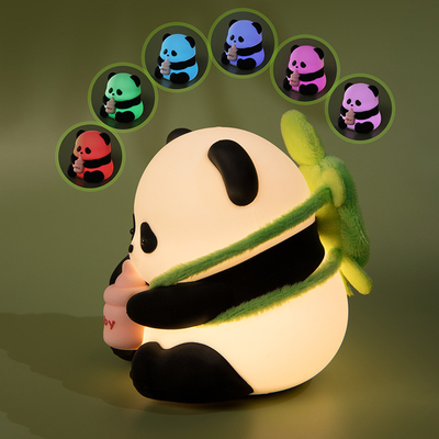 Blume Panda Nachtlicht USB-Ladung Atmosphäre Licht für die Landwirtschaft Düngung