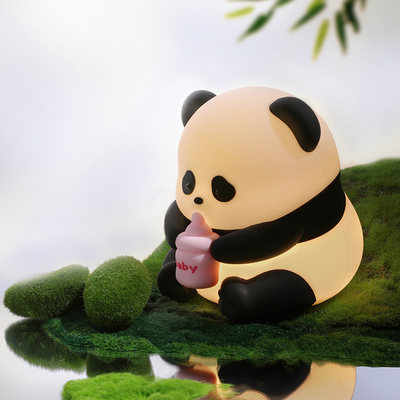 Blume Panda Nachtlicht USB-Ladung Atmosphäre Licht für die Landwirtschaft Düngung
