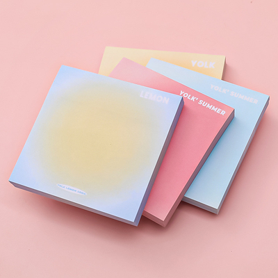 Logo des Kunden Eiweiß Gradient Festfarben Aufkleber für Büroberichte Farbwechsel