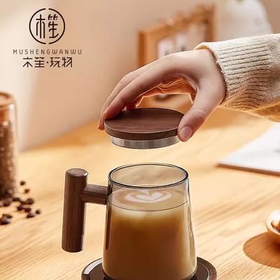 UV-Drucktechniken Glas-amerikanische Kaffeetasse Minimalistische Bürowasserbecher für Geschenke