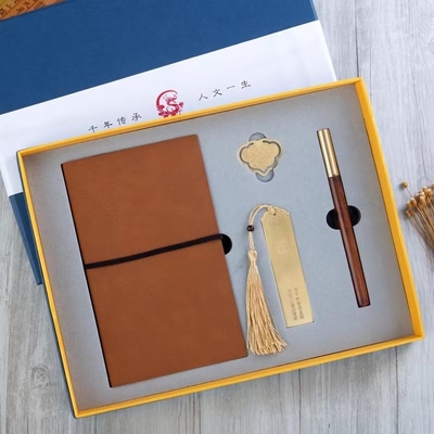 Studentenkulturelles und kreatives Geschenkset Büroprodukte mit 1 Farbgrafikdruck