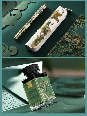 Hero 100 Pen 14K Gold-Stift das Jahr der Loong-Gedächtniskollektion Custom Logo