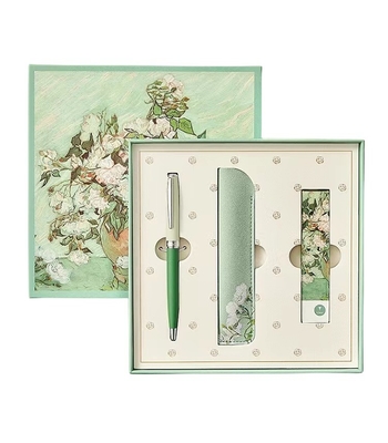 Benutzerdefiniertes Logo Weißer Rose Pearl Pen Unterschriftenstift für hohes Aussehen und neutrales Büro