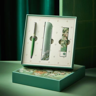 Benutzerdefiniertes Logo Weißer Rose Pearl Pen Unterschriftenstift für hohes Aussehen und neutrales Büro