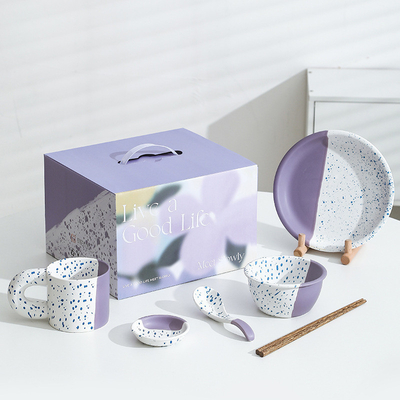 Büroprodukte Romantik Star River Keramik-Tischgegenstände Geschenksatz für eine Person hohes ästhetisches Design