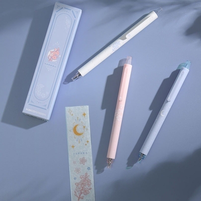 Hochwertige Landwirtschaft Straßennächte Sakura Neutral Pen 3 Pack für Büro Geschenk