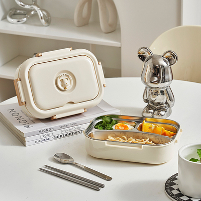 Lebensmittelqualität Edelstahl-Lunchbox von Unternehmen angepasst