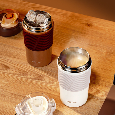 480/650 ml Vakuumgriffe Federkappe Becher Fahrrad Kaffee Auto Isolierende Tasse Ideal Neuerung Geschenk