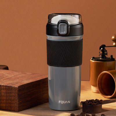 480/650 ml Vakuumgriffe Federkappe Becher Fahrrad Kaffee Auto Isolierende Tasse Ideal Neuerung Geschenk