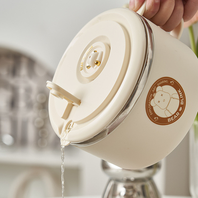 Instant Noodle Bowl mit Deckel aus Edelstahl Entwässerung und Einweichen 1 Farbdruck