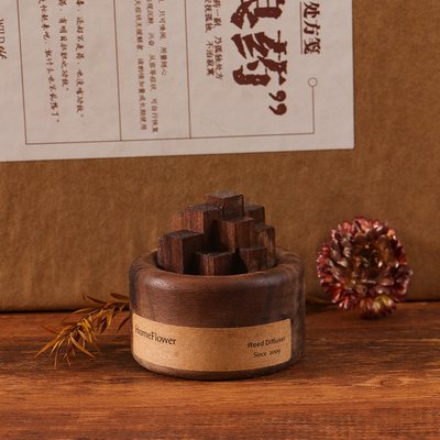 Personalisierte Aromatherapie Erweiterter Duft Holz ätherisches Öl mit Farbdruck