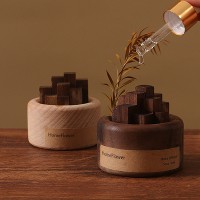 Personalisierte Aromatherapie Erweiterter Duft Holz ätherisches Öl mit Farbdruck
