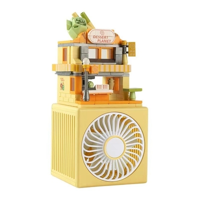 Farbdruck für Grafiken 1 Farbe Männlicher USB Kleiner Ventilator Kreativer Kinderspielzeugventilator