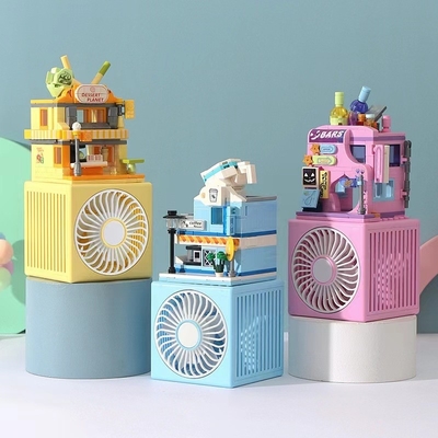 Farbdruck für Grafiken 1 Farbe Männlicher USB Kleiner Ventilator Kreativer Kinderspielzeugventilator